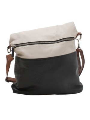 Rocha.John Rocha Damen Tasche Multi Leder mit Polyester Schultertasche