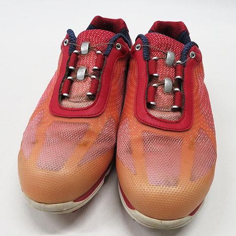 FootJoy emPOWER Boa Spikeless Golf Shoes Size 24.5 in Red All-Over Pattern