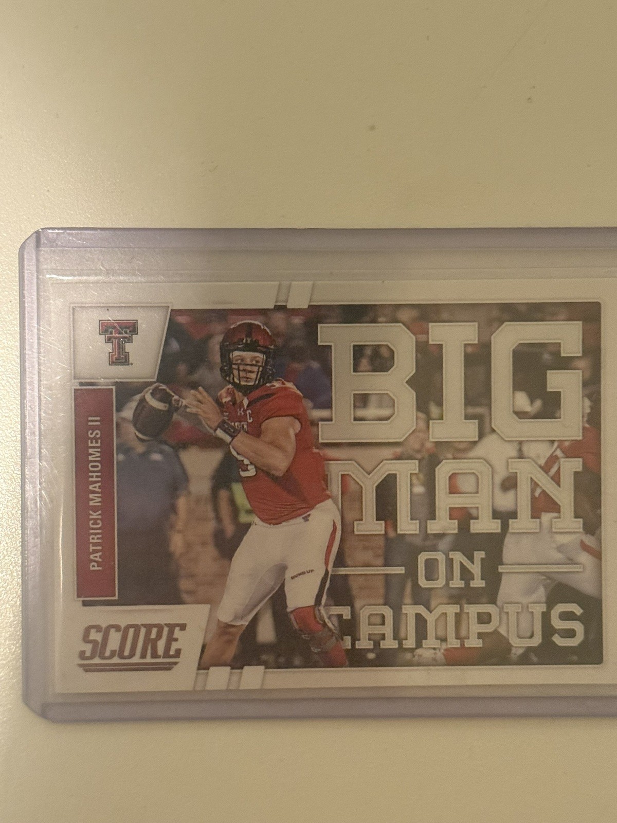 2017 Score - Big Man on Campus Patrick Mahomes II #6 (RC)