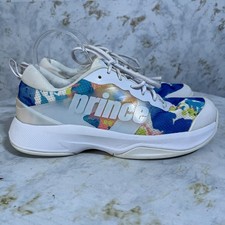 Zapatillas Tenis Prince Cross Court Para Mujer Talla 9 Blanco Azul Pickleball