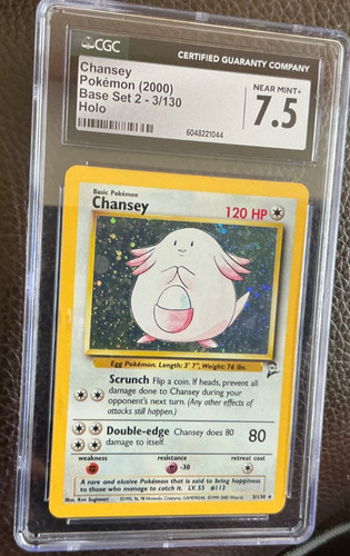Chansey graded CGC 7.5 for sale on eBay