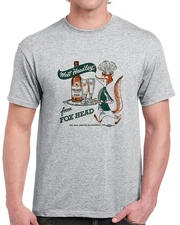 Fox Head Beer Retro T Shirt