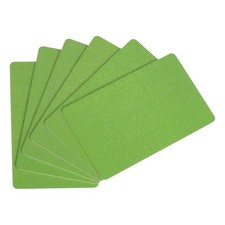 20 Pack 30 Mil Graphic Quality Dark Green Blank PVC Card for ID Badge Printer