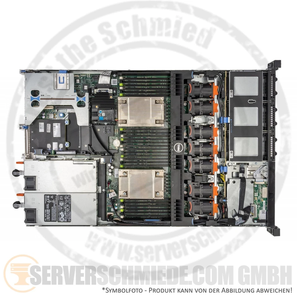 Dell PowerEdge R630 2x E5-2620V3 64GB 8x 8GB RAM 1,2TB HDD 2xPSU vmware Server - Bild 4 von 4
