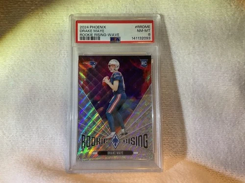 2024 PANINI PHOENIX ROOKIE RISING WAVE #RRDME DRAKE MAYE ROOKIE RC PSA 8