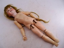 Antique Porcelain Bisque Doll Composition Body Sleepy Eye Doll 192 German Vtg