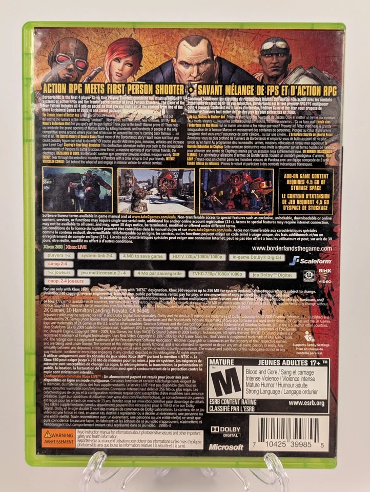 Borderlands Game of the Year Edition (Xbox 360)➡️CIB - Tested - Excellent 📀! - Image 2 of 4