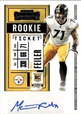 2020 Panini Contenders #276 Matt Feiler