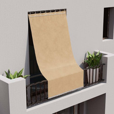 Tenda Parasole Veranda Giardino, 145X290Cm, Beige, Tenda Da Sole per Balcone Est