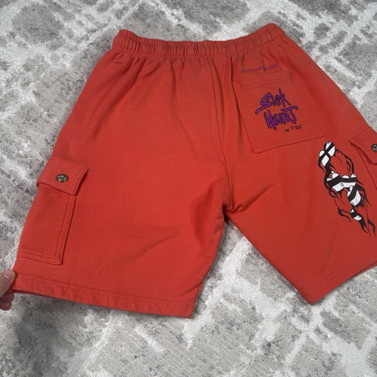 Chrome Hearts Matty Boy Sadistic Lipstick Sweatshort | eBay