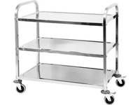 Servierwagen, KüChenwagen, AbräUmwagen 3 BöDen 950X500X950Mm Edelstahl