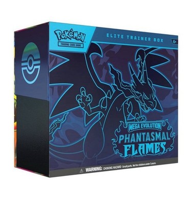 Pokémon Mega Evolution Phantasmal Flames Elite Trainer Box ETB