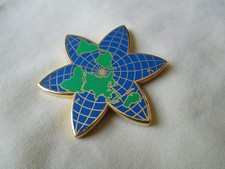 Geoswag C P Club April 2007 - Springtime Flower Geocoin Earth Globe Coin