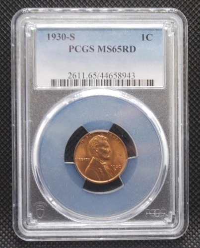 1930 S 1 CENT - MS 65 RD - PCGS
