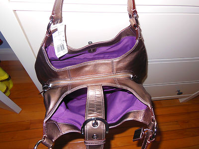 Coach 美品 ショルダーバッグ シグネチャー パープル レアカラー ソーホー 楽天市場】【バッグ】COACH コーチ ソーホー レザー ホーボー