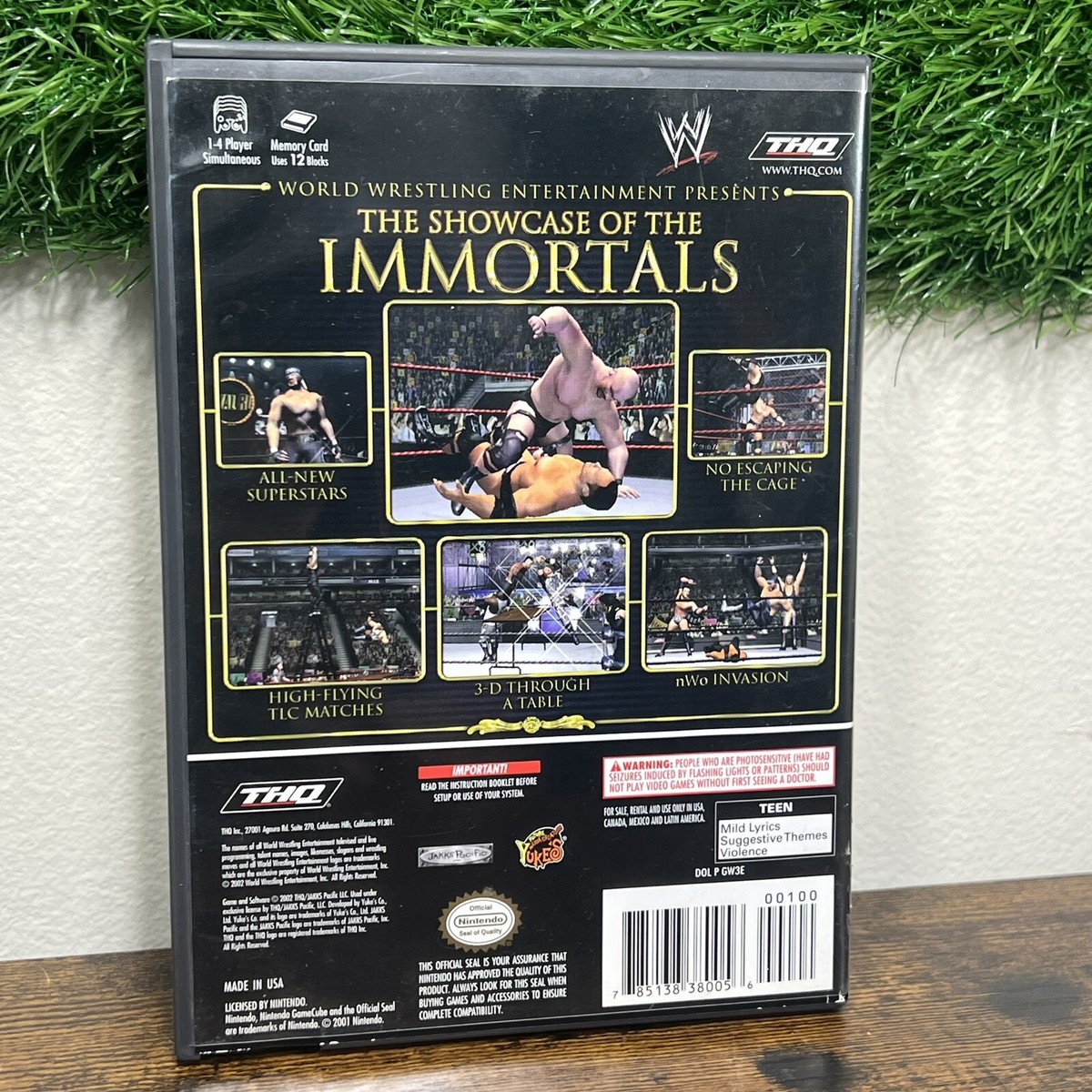 WWE WrestleMania X8 Player's Choice (Nintendo GameCube, 2004