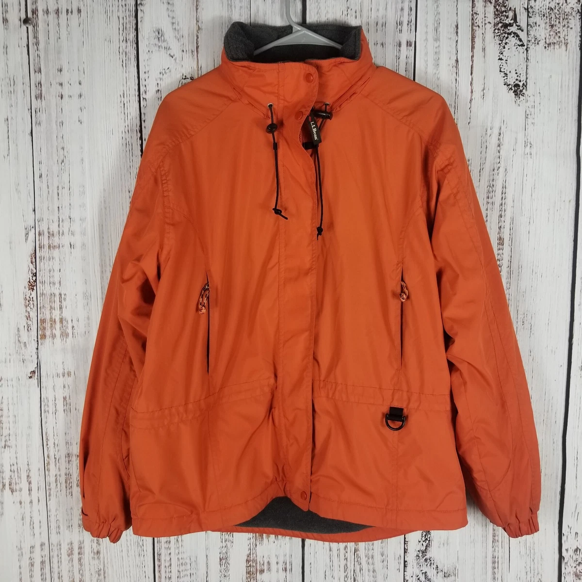 Ll bean orange best sale jacket