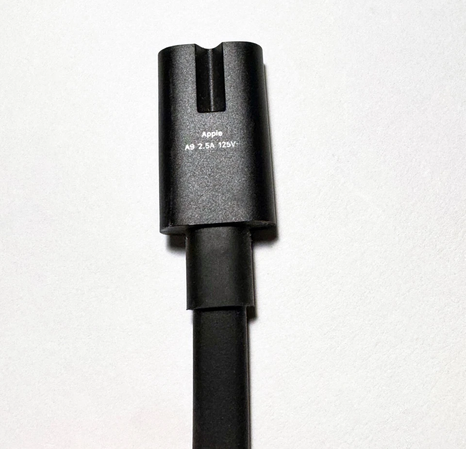 OEM APPLE BLACK 2-PRONG AC POWER CORD - Mac mini 2018, M1 2020, M2 2023 - Image 2 of 4