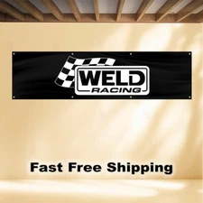 WELD RACING WHEELS 2'X8' BANNER FLAG