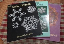 Tatting instruction Pattern Books - How to lot of 3 books