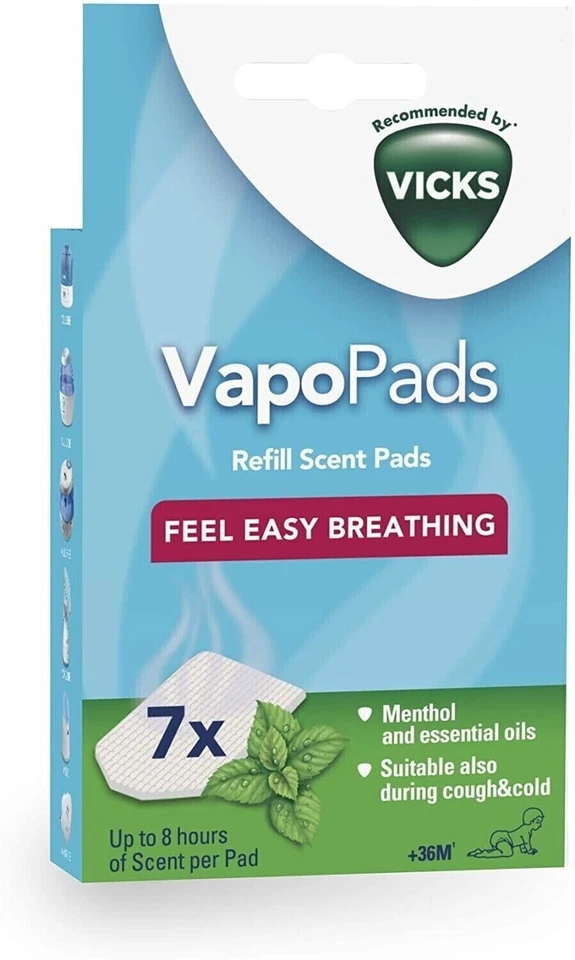 Vicks VapoPads Menthol Rosemary Lavender Oils Refill Diffuser Vaporiser Plug-In - Image 3 of 4