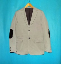 veste PAUL & JOE 100% coton marron avec coudières taille L