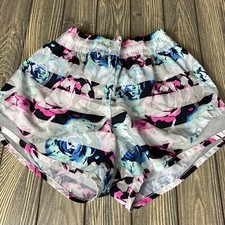Atletic Works Girls Multicolor Pink Blue Gray Black Athletic Shorts Size XXL 18