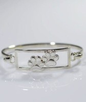 MittelgroßEs 925Er Silberarmband Mit Zwei Rundungen Luce