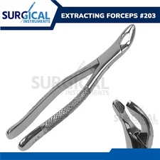 Extracting Forceps Dental Surgical Instruments #203 Stainless German Grade