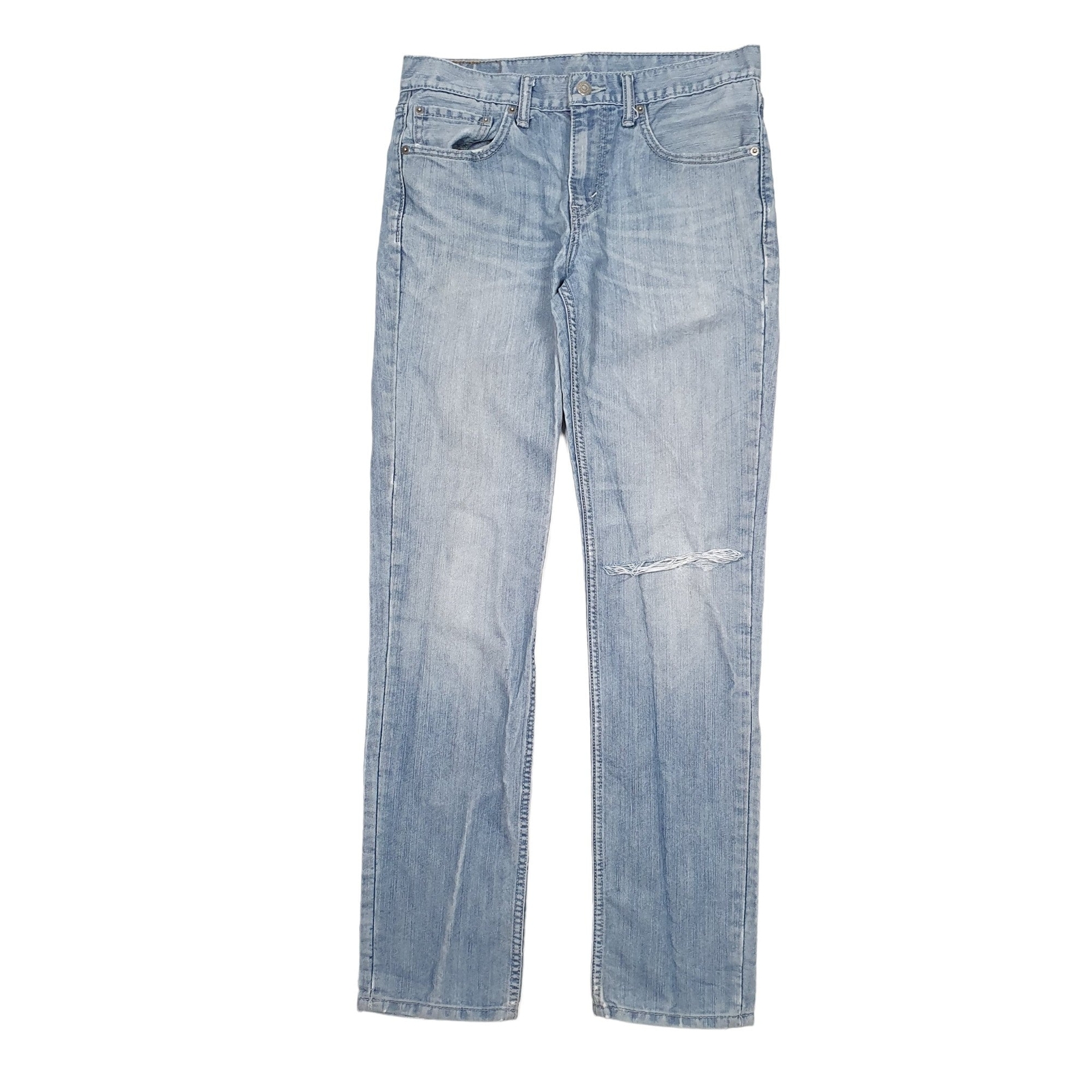LEVIS 511 Jeans Slim Fit Blue Denim Trousers Mens W31 L32 image 2