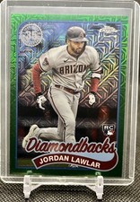 2024 Topps Series 2  JORDAN LAWLAR Chrome Mojo Green RC /99! AZ Diamondbacks SP
