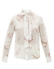 Zimmermann Bluse Leinen Leinenbluse Schleife ...