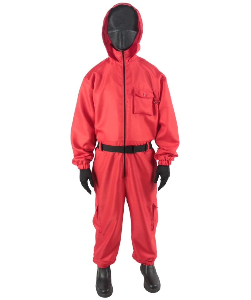 Red Guard Jumpsuit Costume | TV Show Soldier Cosplay Fancy Dress Costume - Image 2 of 4