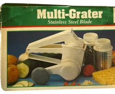 Vintage Cooks collection multi grater/Slicer stainless steel blade￼s New w Box