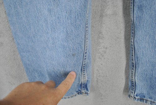 Jeans vintage Levis 515 riserva speciale uomo 36/30 blu vestibilità rilassata anni 90 Y2K USA - Foto 11 di 22
