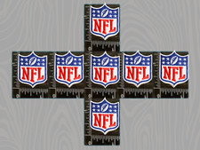 7 pcs NATIONAL FOOTBALL LEAGUE - LOGO - Embroidered Iron-On Sew-on small patches