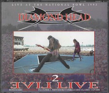 DIAMOND HEAD Live Evil 2 Cd Org 1st Press  1994 Castle / Nwobhm Metallica Saxon