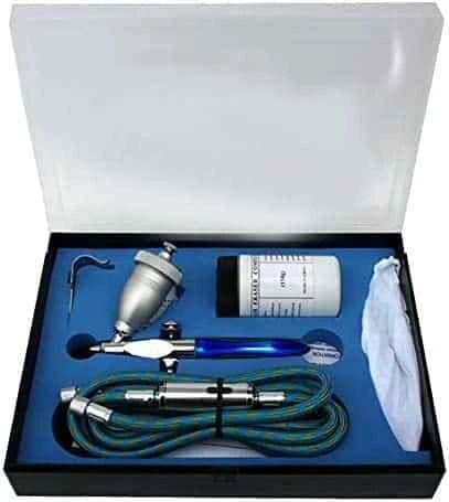 ANDREAS DELL Airbrush Pistole Eraser Gun Sandstrahlpistole Sandstrahlen Airbrushpistole Set