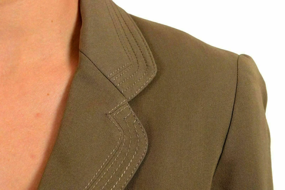 Blazer para mujer Gianfranco Ferre gris dos botones US S IT 40 Foto 3 de 4