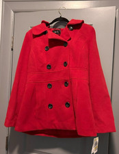 Macy's Style & Co Peacoat Size M Stretch Fit New With Tags