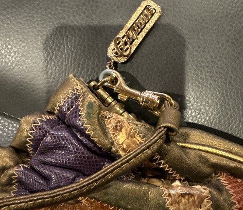 Vintage Original By Caprice Patchwork Snakeskin Leather Purse Bag Made In USA!! - Picture 4 of 8