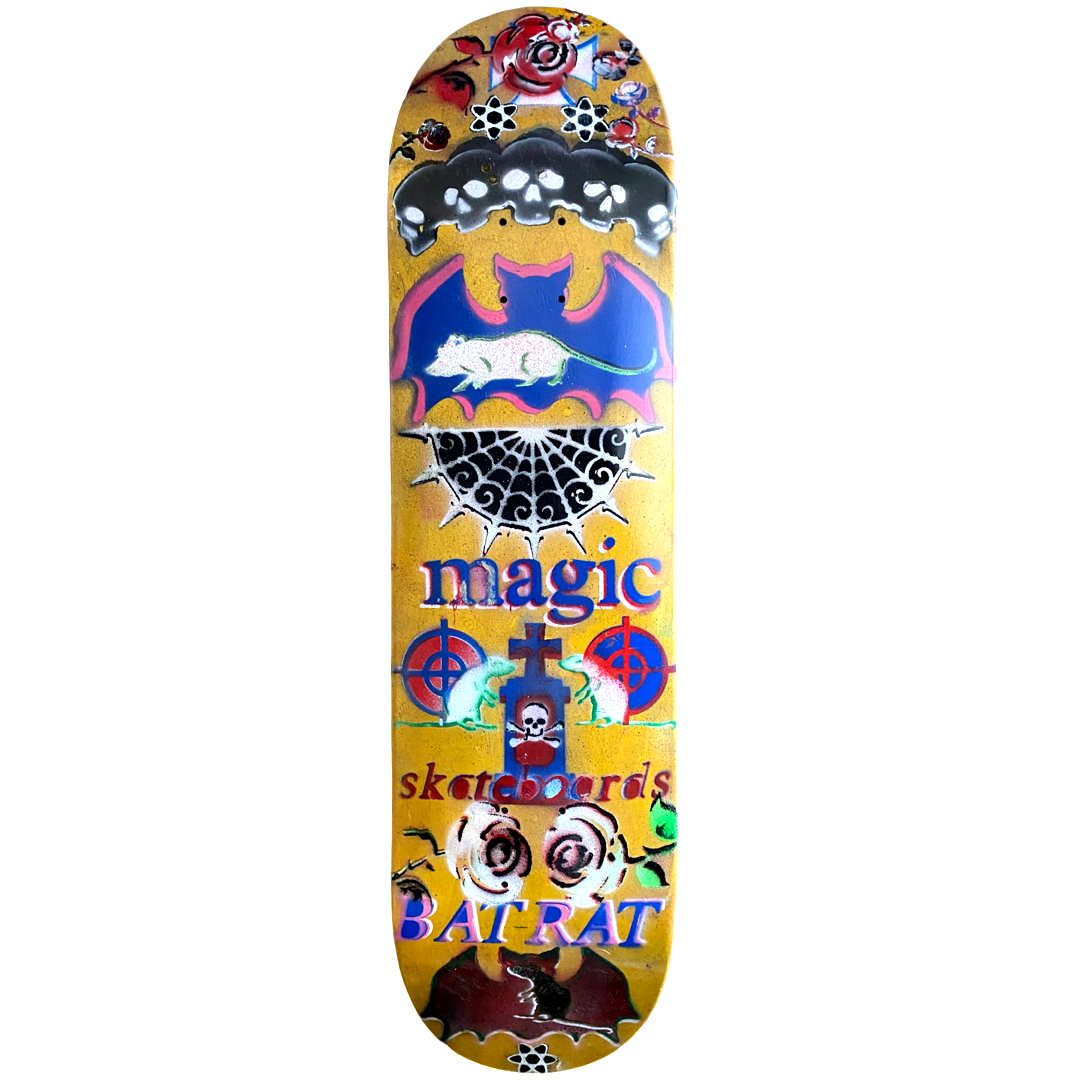 スケートボード MAGIC SKATEBOARDS duane peters Vintage NOS Hand Painted by Duane Peters Magic Skateboards Rare