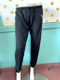 Victoria's Secret Pink Classic Pant Sweatpants Bling Black Sequin Logo S NWT