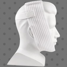 Super Deluxe White Chin Strap for Cpap Users - Anti Dry Mouth- Anti Snore Chi