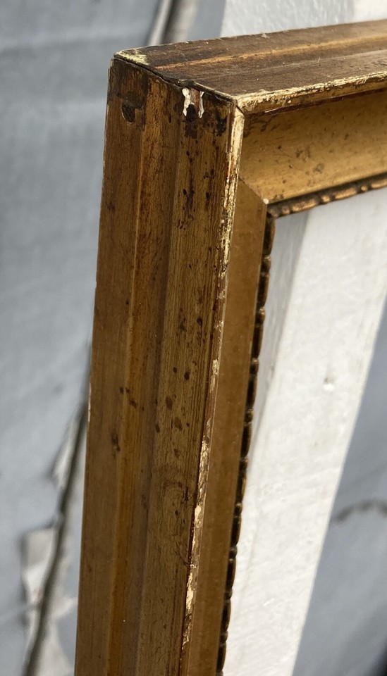 Picture Frame Profilrahmen Gold Flute Pearl BAR Falzmaße 19 11/16x13in