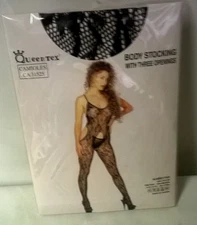 QueenTex Bodystocking - 3 openings Size: 4'10"-5'10" - 90-175 lbs NEW - UNUSED