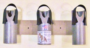 T-Rex Tough Ice Fishing Rod Pole Rack Rest Holder, 3 Rods 