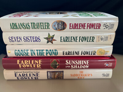 Lot of 5 Earlene Fowler SIGNED HBDJ Seven Sisters~Arkansas Traveler-Sunshine and