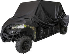 Gt-Series Weather and Uv-Resistant 2-Row Seating UTV Storage Cover, Black