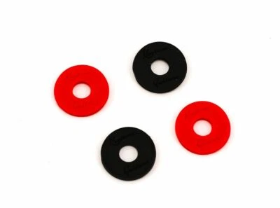 Strap Lock Buttons 4er Mix-Set rot schwarz Gitarrengurt Sicherungen Blocks